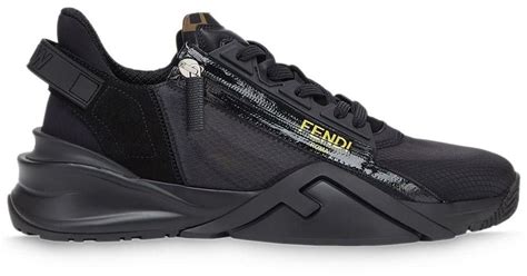 black and gold fendi shoes|fendi sneakers men black.